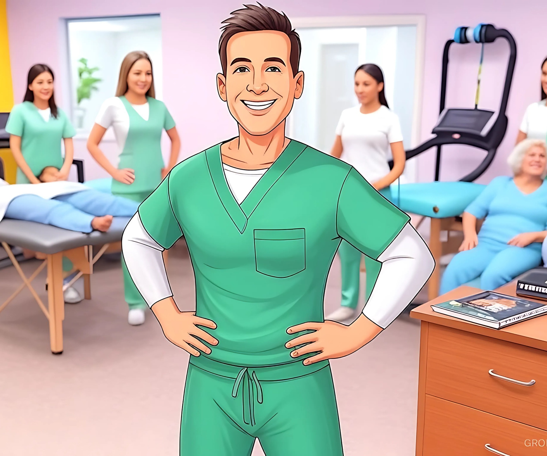 Dr. Gee โ heroic portrait